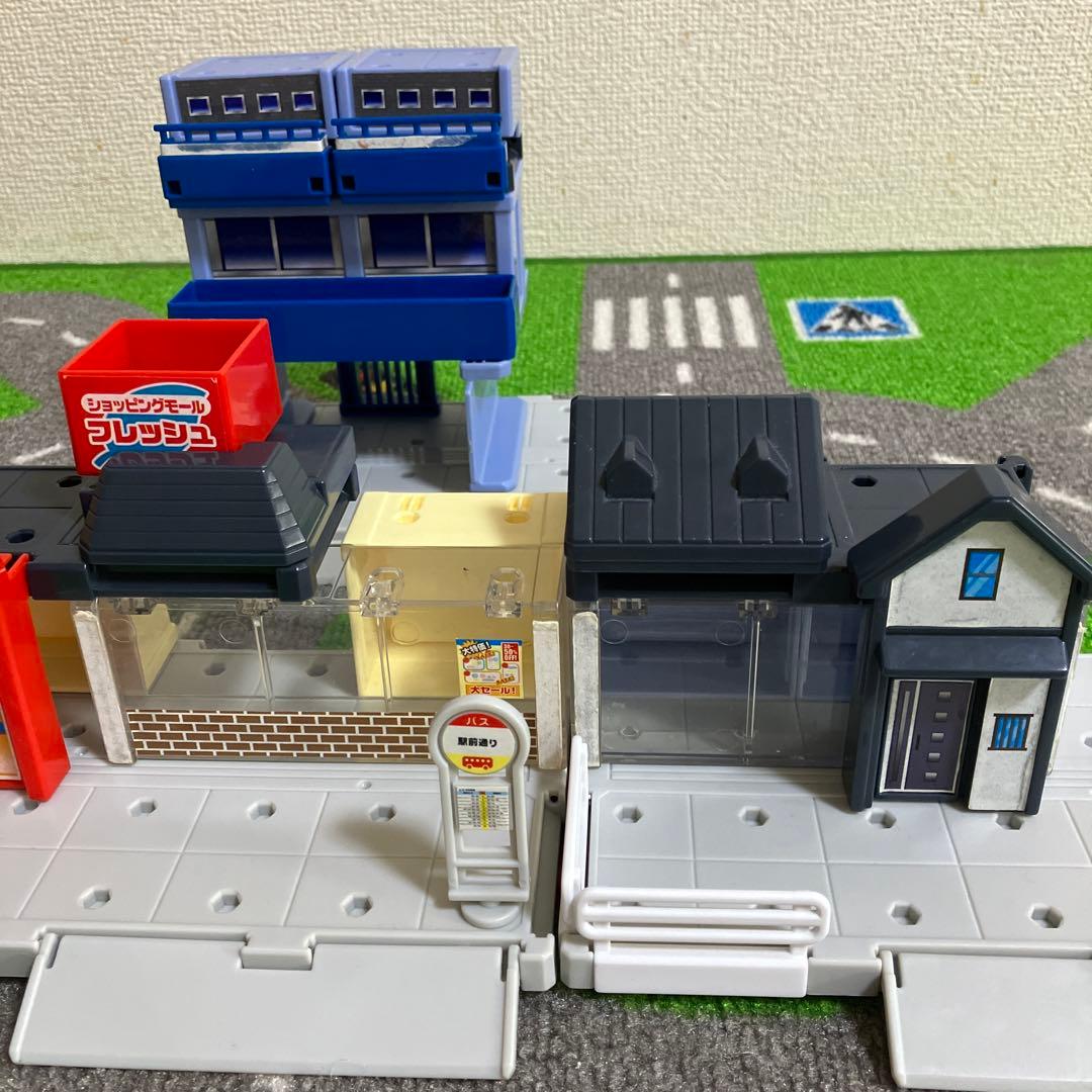 トミカタウンビルドシティ・警察署・消防署・エネオス・タウンセット