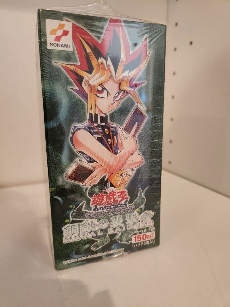 遊戯王未開封絶版BOX 鋼鉄の襲撃者METAL RAIDERS シュリンク付き