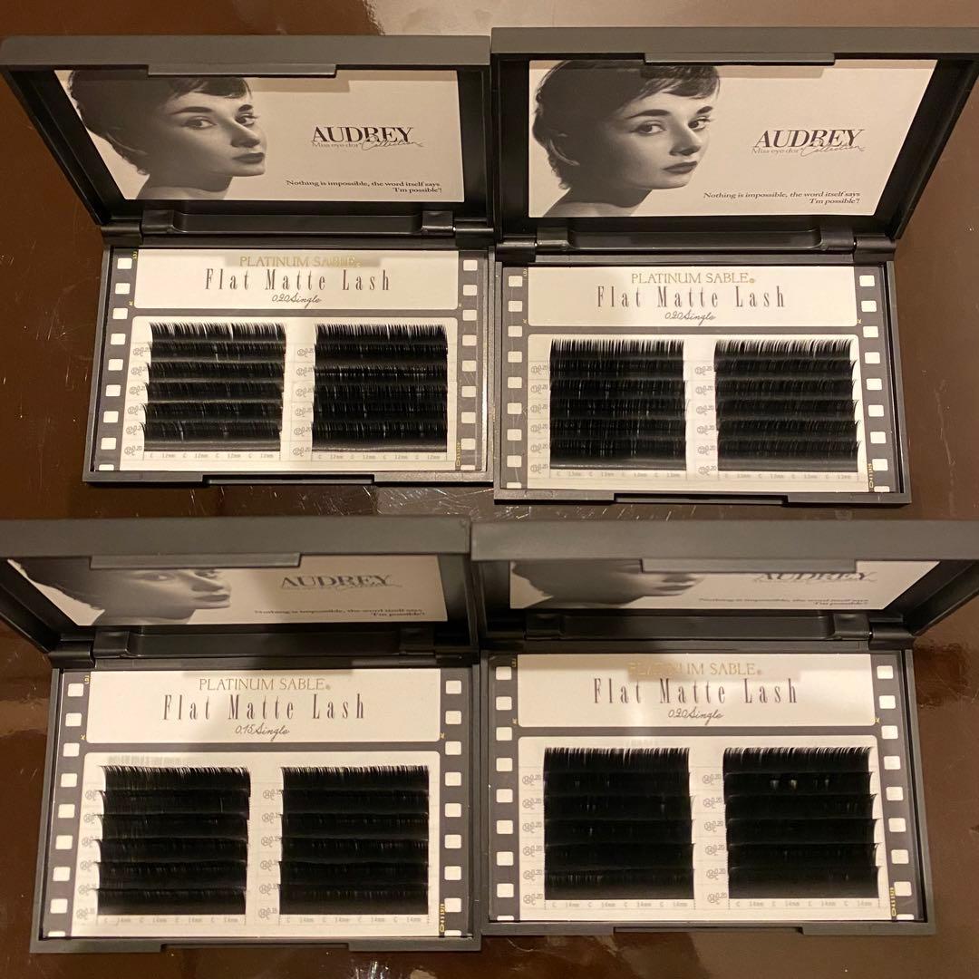 AUDREY 未使用品 マツエク/まつ毛エクステ  4箱まとめ売り