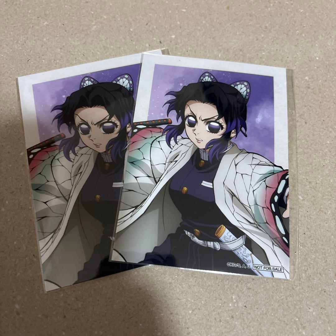 鬼滅の刃 アニプレックス オンラインくじ 5連特典 ブロマイド 胡蝶