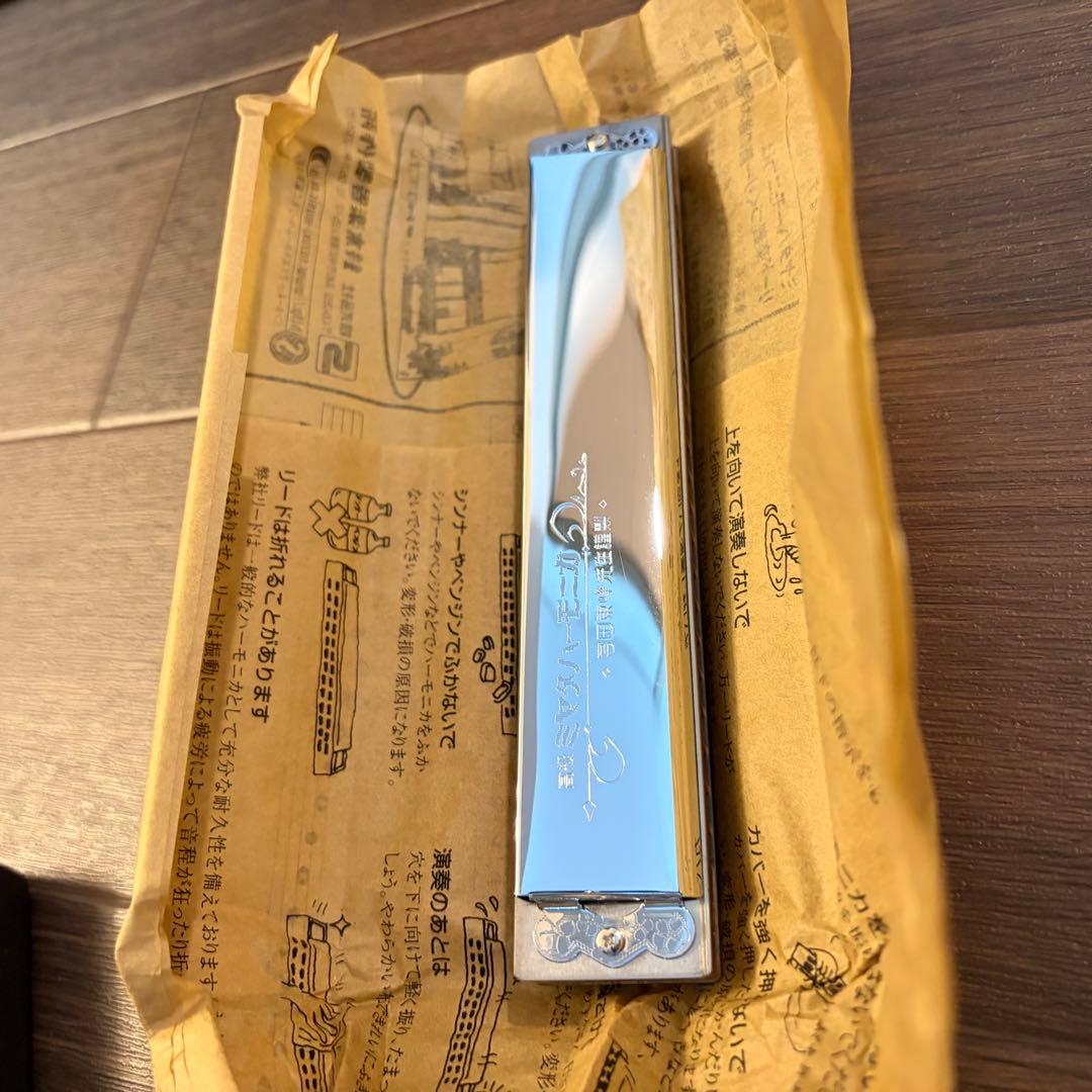 新品未使用】高級ミヤタハーモニカ MH-21 Am調 複音ハーモニカ 鈴木