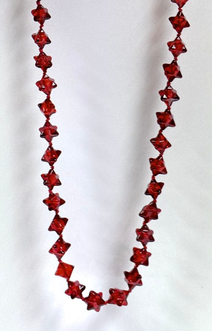 赤琥珀ネックレスレッドアンバーネックレスNO25-2393