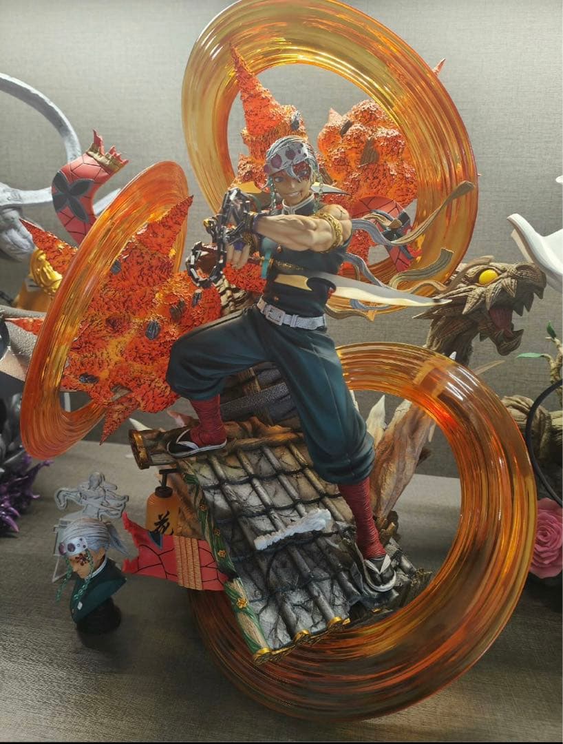 鬼滅の刃 フィギュア ガレージキット 宇髄 天元 TNT - メルカリ