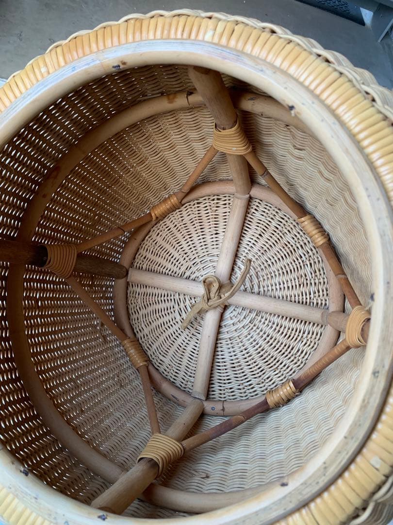 希少 山川ラタン 剣持勇デザイン ヴィンテージ スツール ジャパニーズモダン D