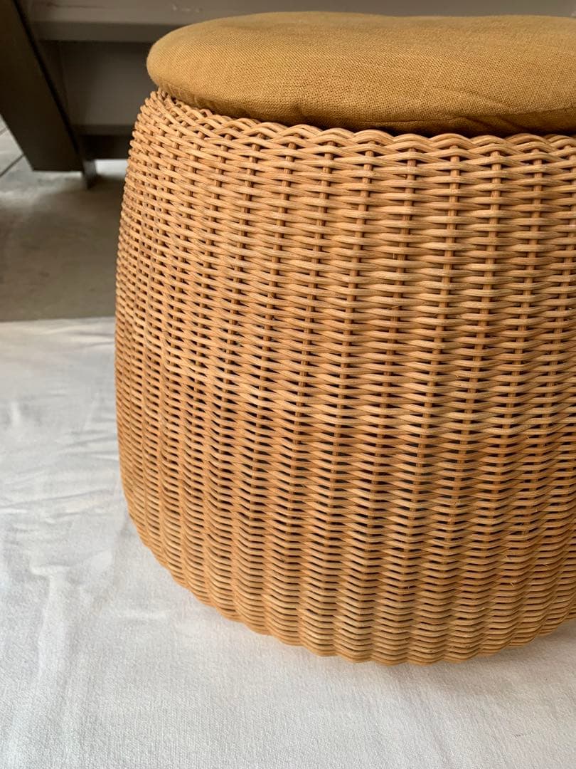 希少 山川ラタン 剣持勇デザイン ヴィンテージ スツール ジャパニーズモダン D