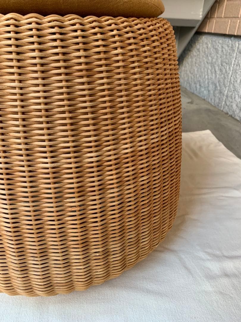 希少 山川ラタン 剣持勇デザイン ヴィンテージ スツール ジャパニーズモダン D