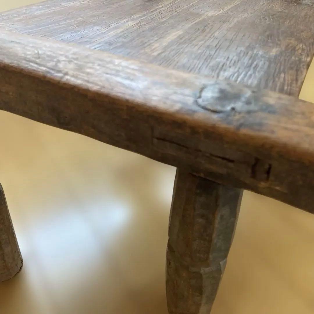 アンティーク］アフリカの木製椅子 1脚 - メルカリ