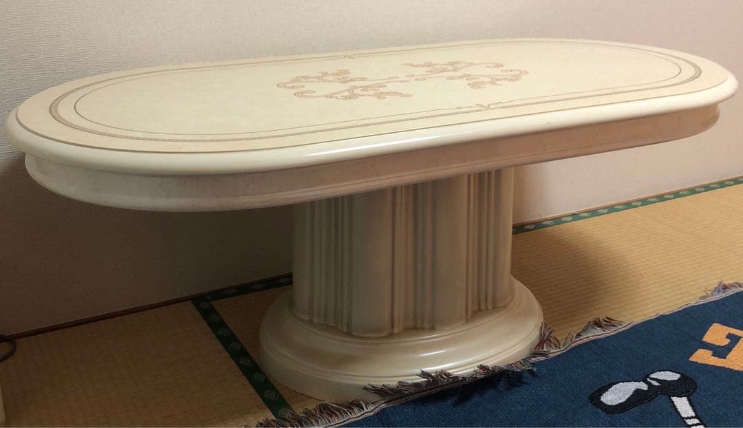 イタリア製◆サルタレッリ◆センターテーブル◆フローレンス◆ロココ調家具◆白家具