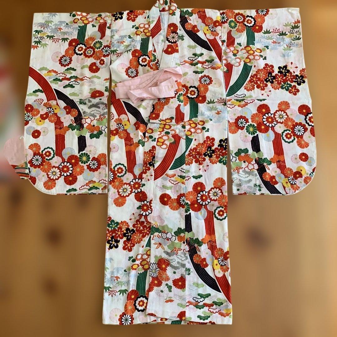 アンティーク　レトロ　骨董品 昭和初期　伝統的な子供用着物 2枚