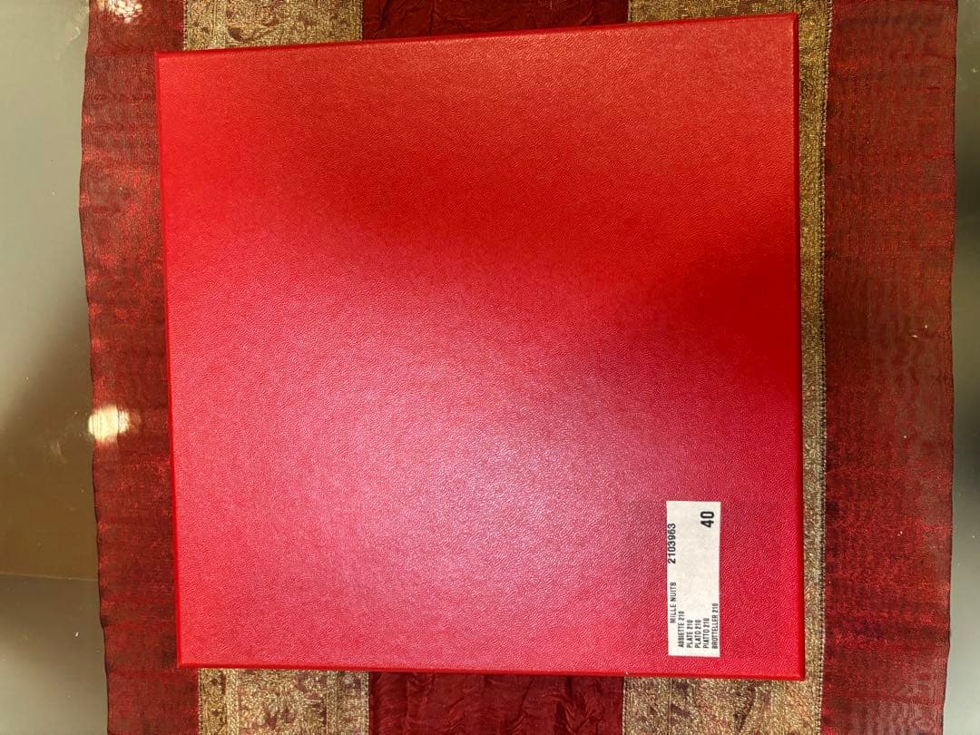 未使用 Baccarat バカラ ミルニュイ プレート 21cm 皿 食器　④