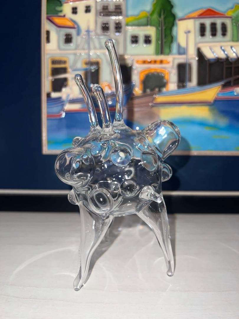 ボヘミアン ガラス レネ オブジェ チェコ - メルカリ