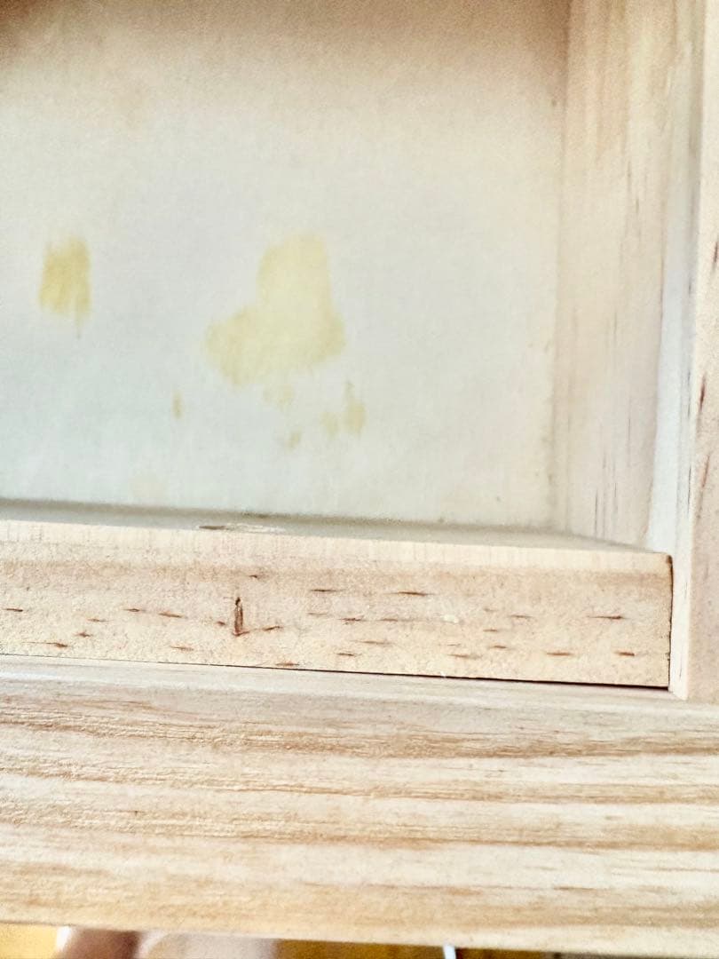 机　タモ突板の木目天然木デスク