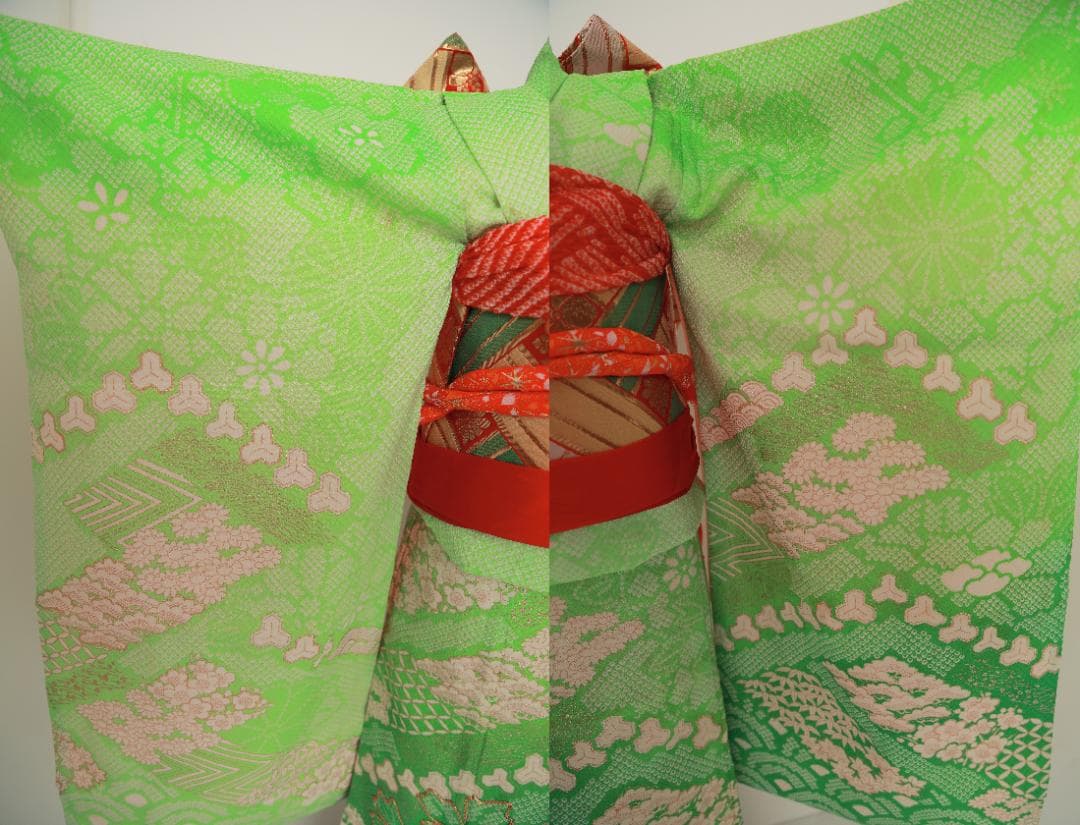 七五三　7歳　着物　セット　女の子 *a80