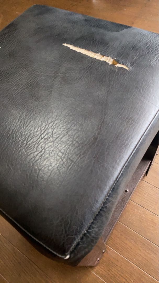 一脚 特注 IDEE IRON STOOL レザー レザー アイアン 椅子