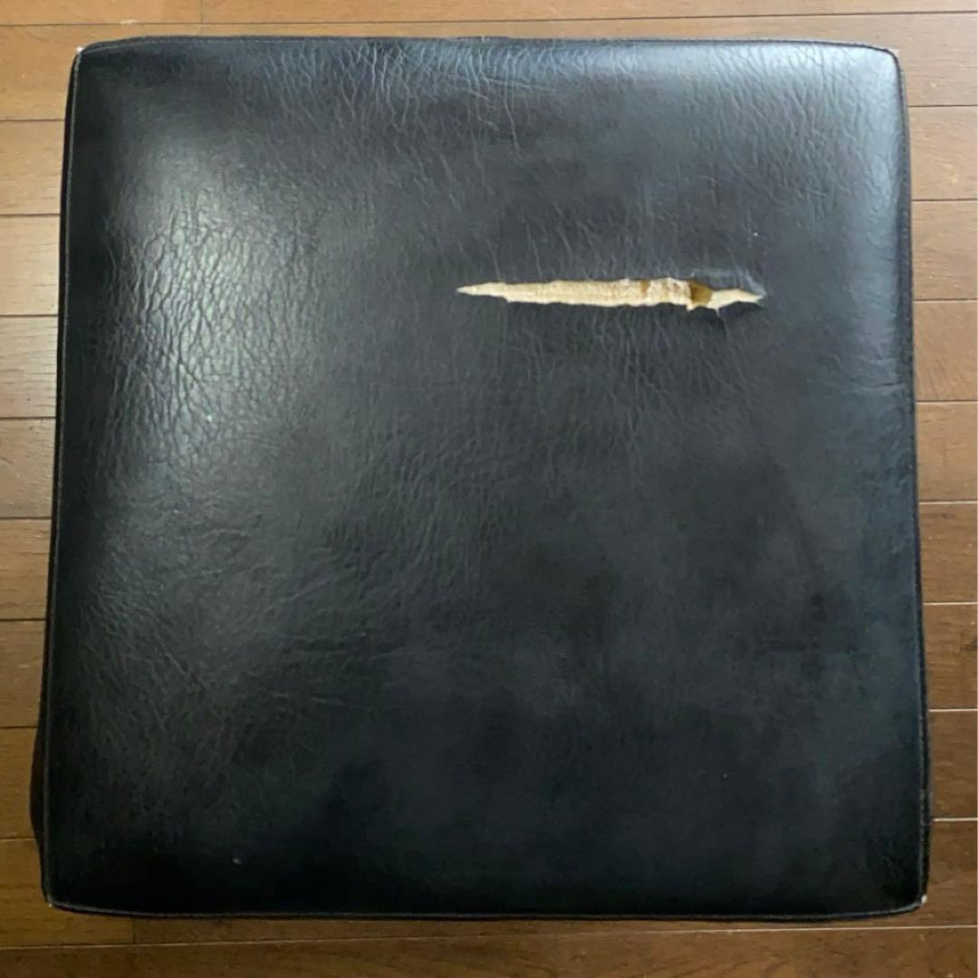 一脚 特注 IDEE IRON STOOL レザー レザー アイアン 椅子