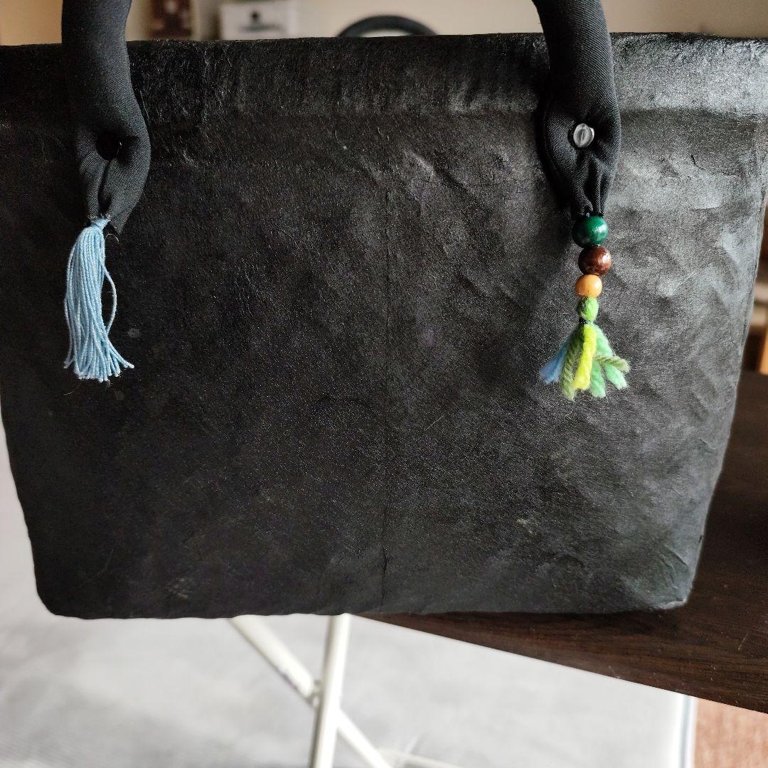 一閑張り籠　猫　花柄　柳行李