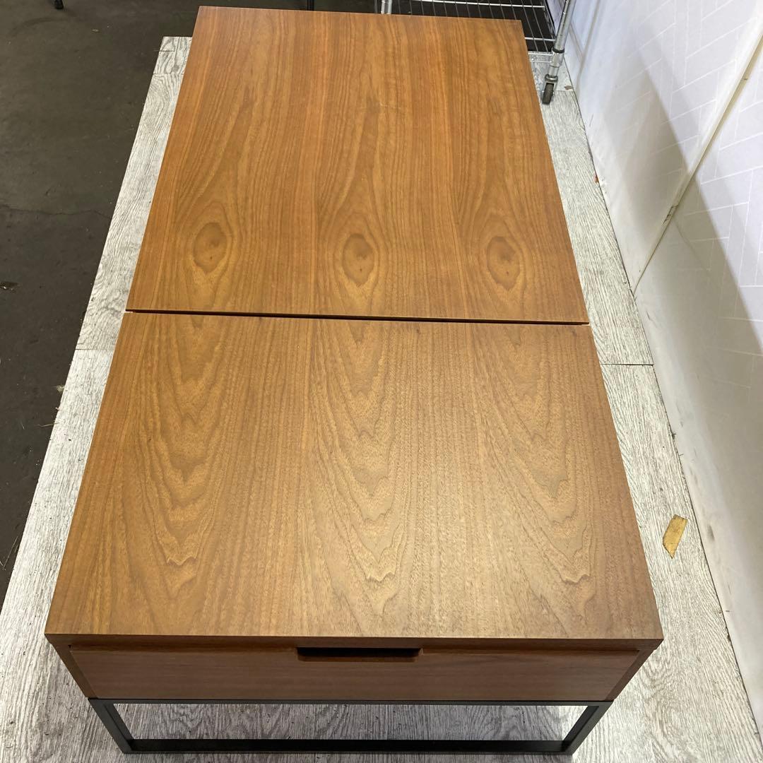 ニトリ 昇降センターテーブル　Nヒバリ MBR 120 120×60cm