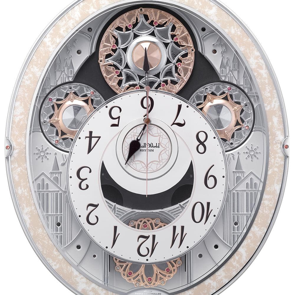 新品未使用 国内正規品 リズム電波掛時計 8MN407RH03