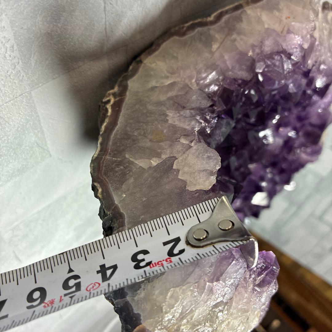 アメジスト 原石 置物 約4kg