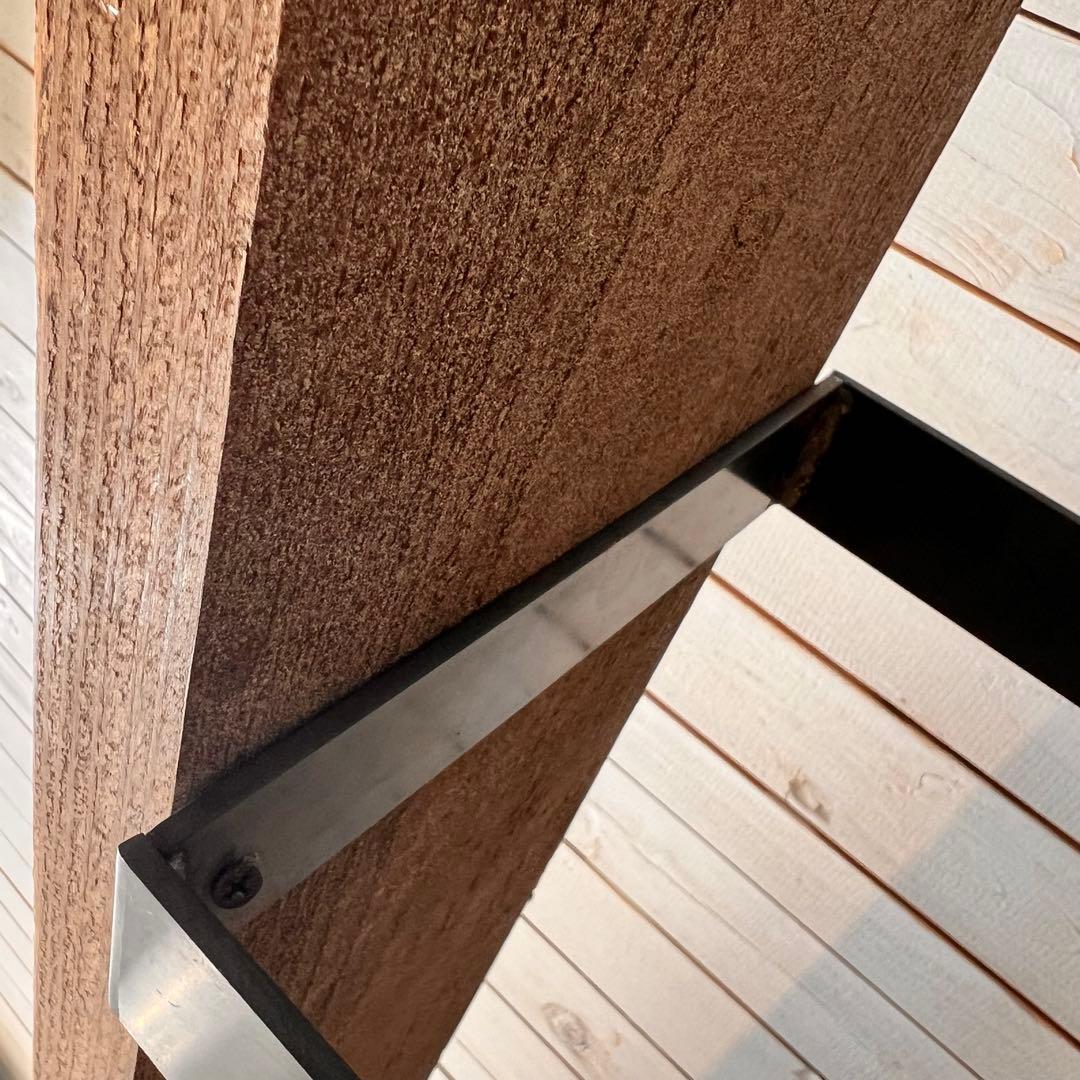 足場板 テレビ台 アイアン脚 W160cm 【送料¥8,600込み】