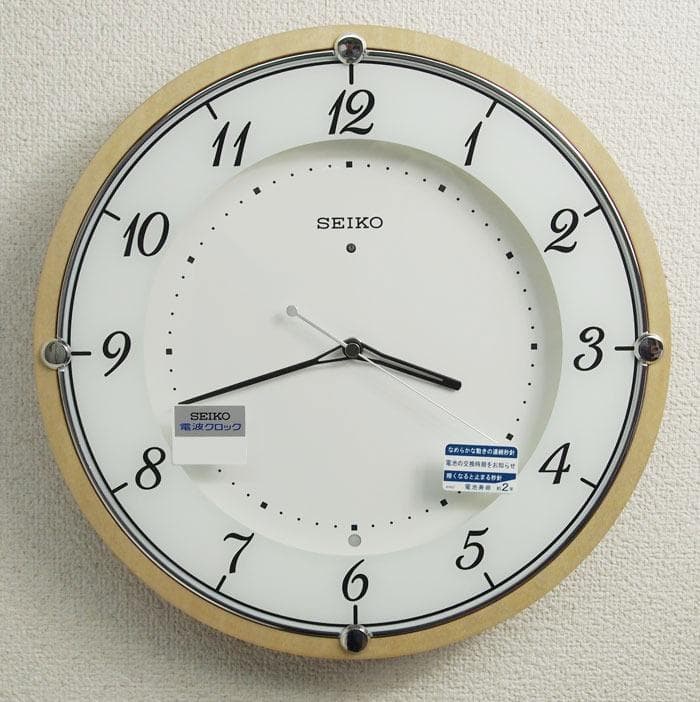 セイコークロックSEIKO電波掛時計KX373A電波時計掛け時計温度湿度表示静音