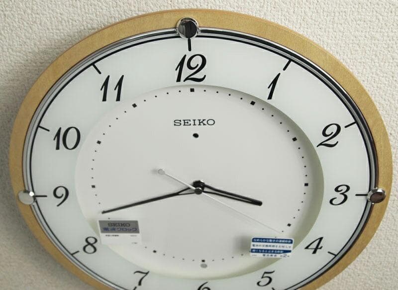 セイコークロックSEIKO電波掛時計KX373A電波時計掛け時計温度湿度表示静音