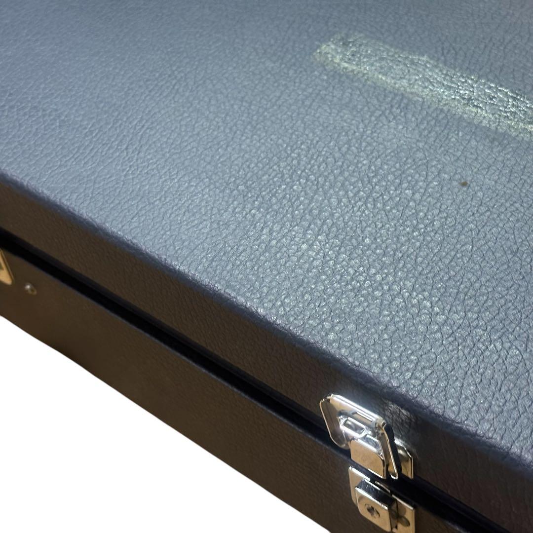 【皮破れあり】津軽三味線　太棹　トチ目　紅木 丸内胴　関屋楽器　ハードケース付