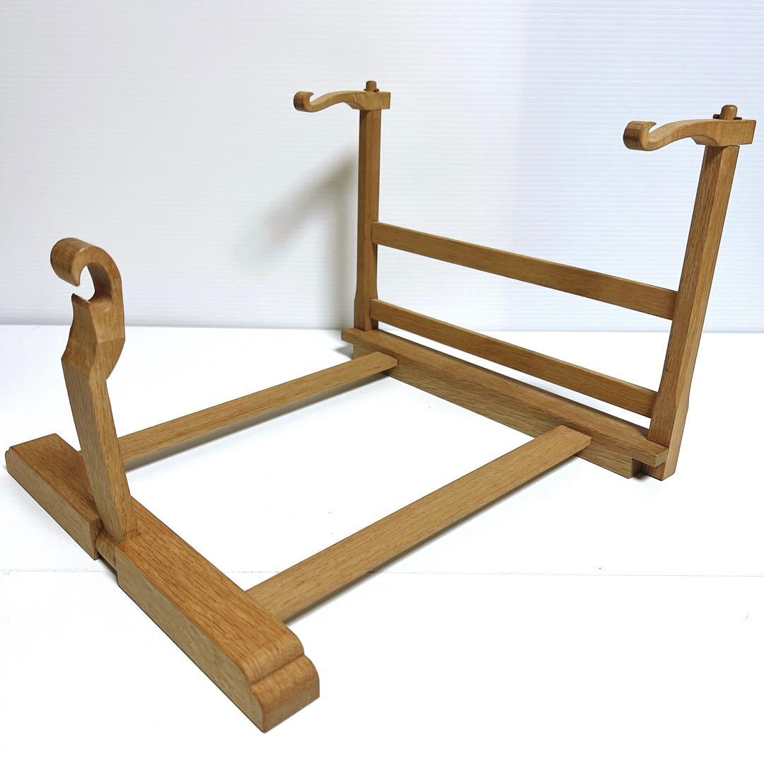 【良品】締め太鼓　和太鼓 35.5cm x 16cm 木製スタンド　金彩　蒔絵