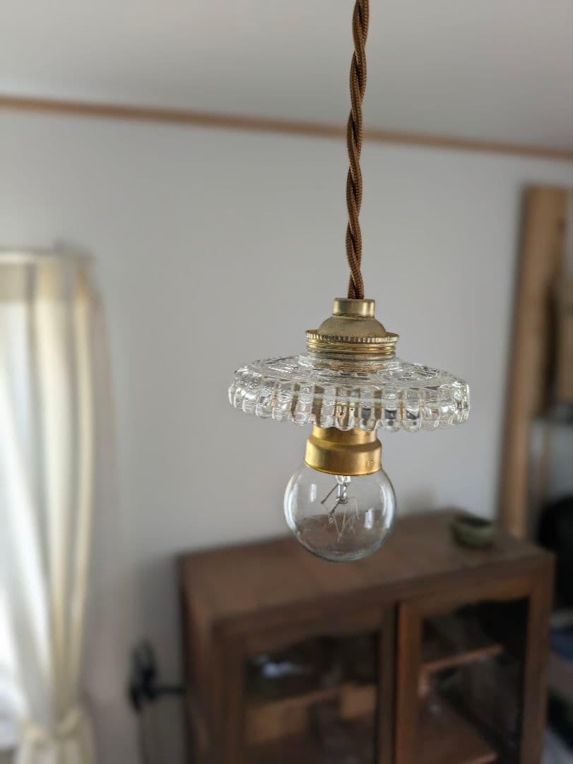 アンティーク 20年代 トライバル フランス ミニシャンデリア ミニシェード