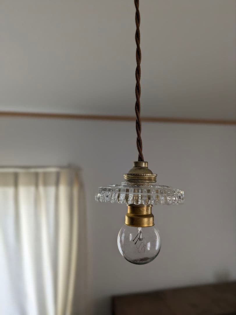 アンティーク 20年代 トライバル フランス ミニシャンデリア ミニシェード