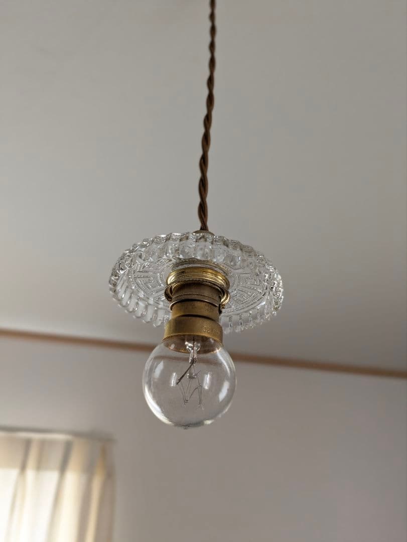 アンティーク 20年代 トライバル フランス ミニシャンデリア ミニシェード