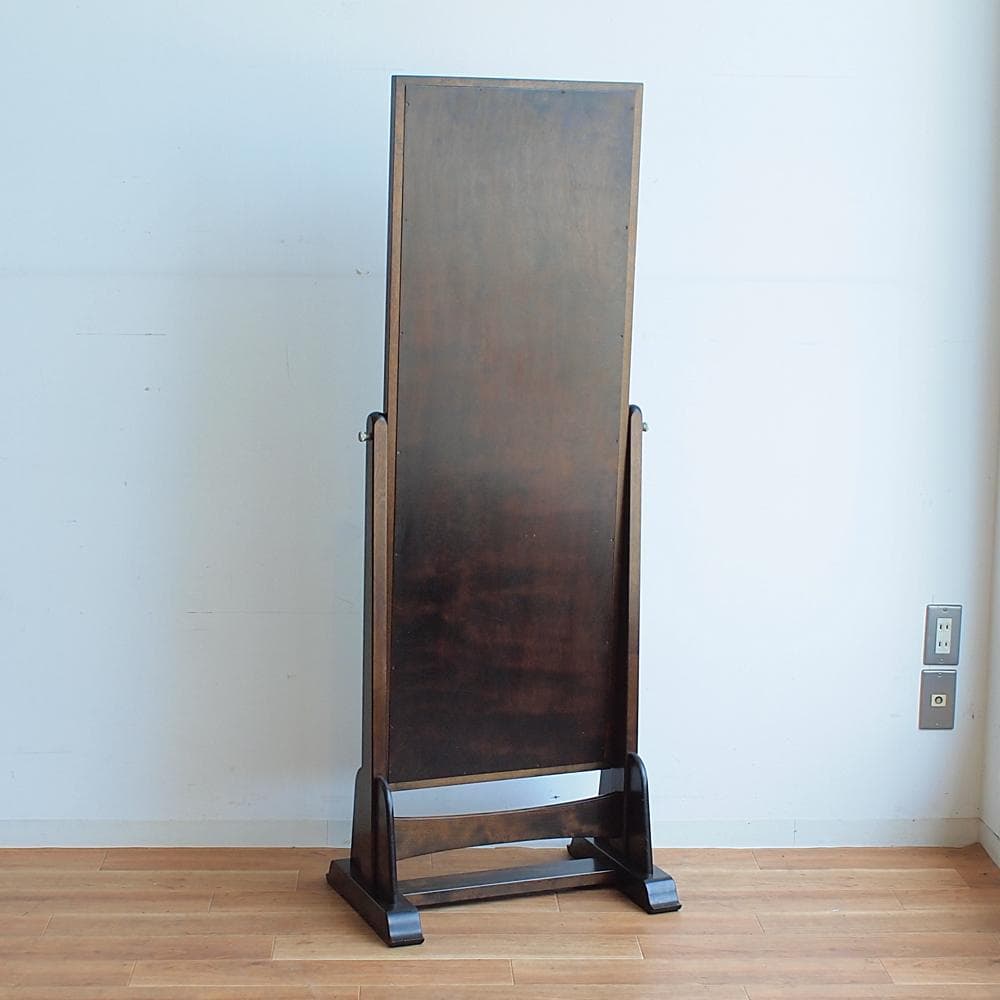 松本民芸家具 姿見/スタンドミラー 和モダン 古民家 鏡