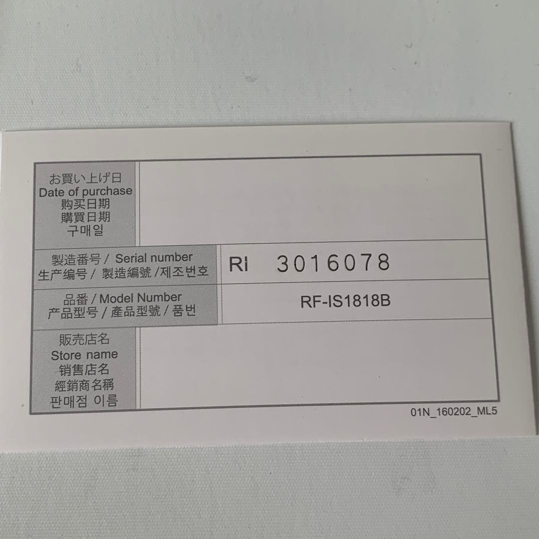 新品 元箱ギャランティカード ReFaリファ アクティブダブルエフ 定価