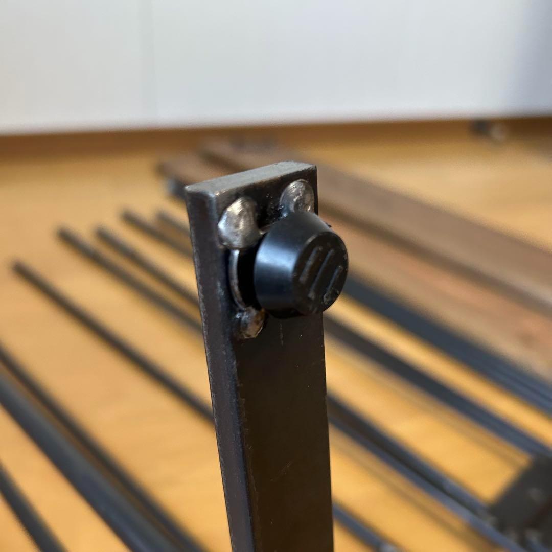 ハンガーラック　コンパクト　アンティーク　ハンドメイド　古材　アイアン家具