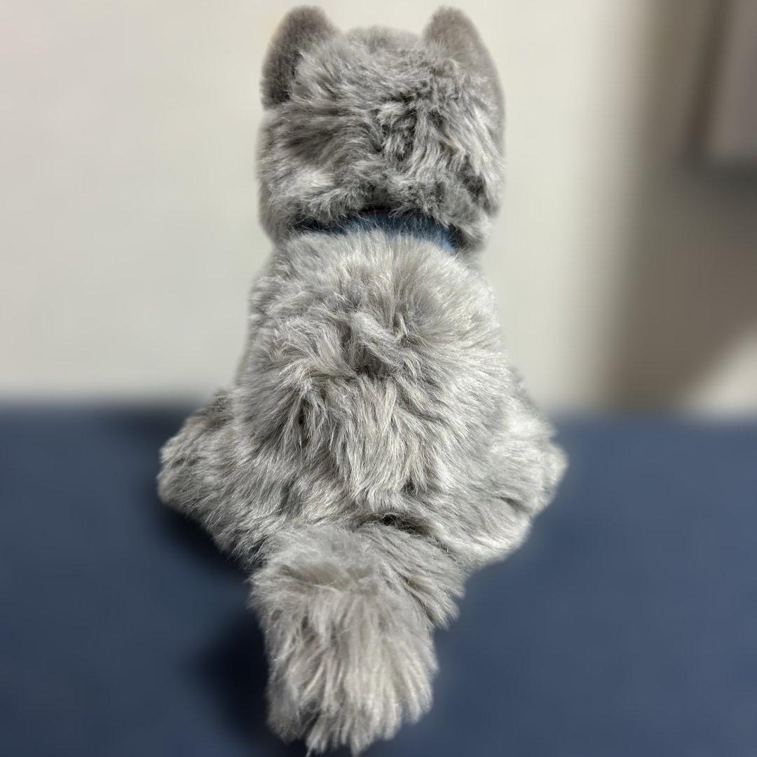 シュタイフ/Steiff製　ネコ　ぬいぐるみ　PAWS グレー