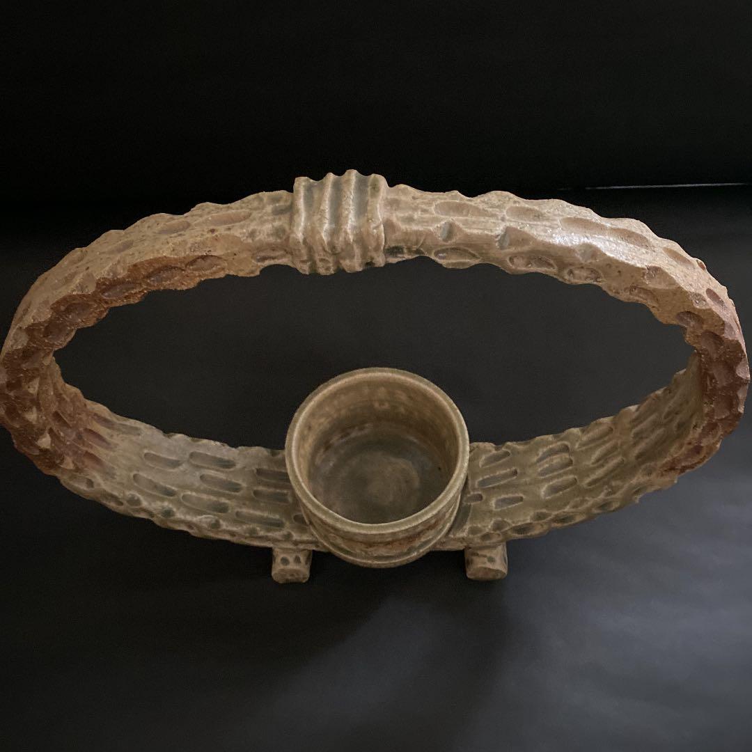 未使用 自宅保管品 大型花器『花窓』瀬戸 元青磁の名家 - メルカリ