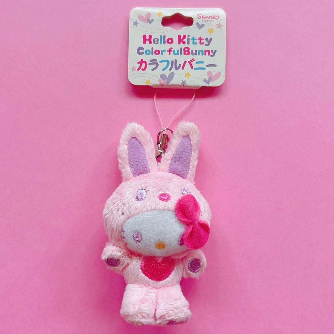 ♡キティ 根付け ストラップ ボールペン ユニバーサル USJ いちごミルク風呂