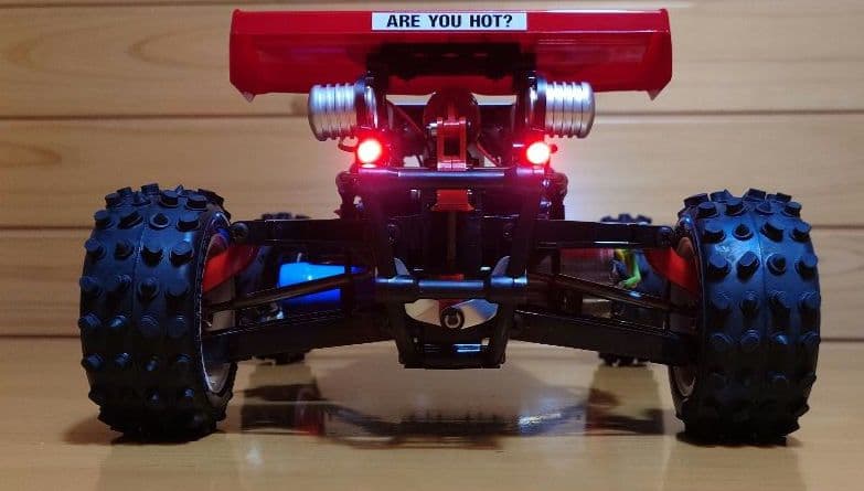 タミヤ完成モデルラジコンXB ホットショットフルセットLEDライト付新品未走行品