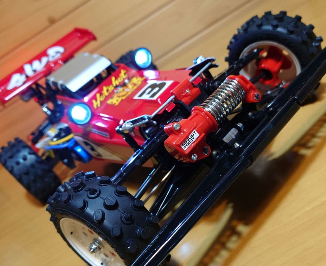 タミヤ完成モデルラジコンXB ホットショットフルセットLEDライト付新品未走行品