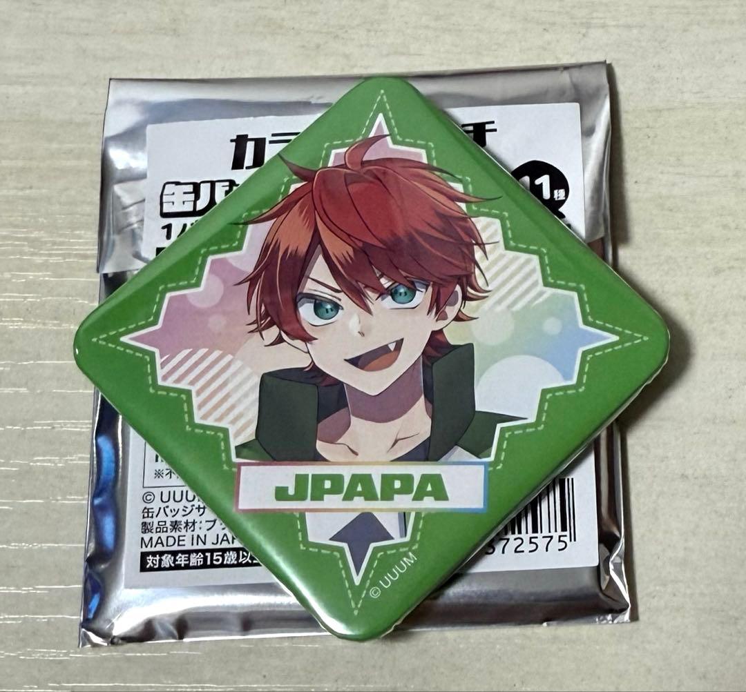 カラフルピーチ スクエア 缶バッジ じゃぱぱ - メルカリ