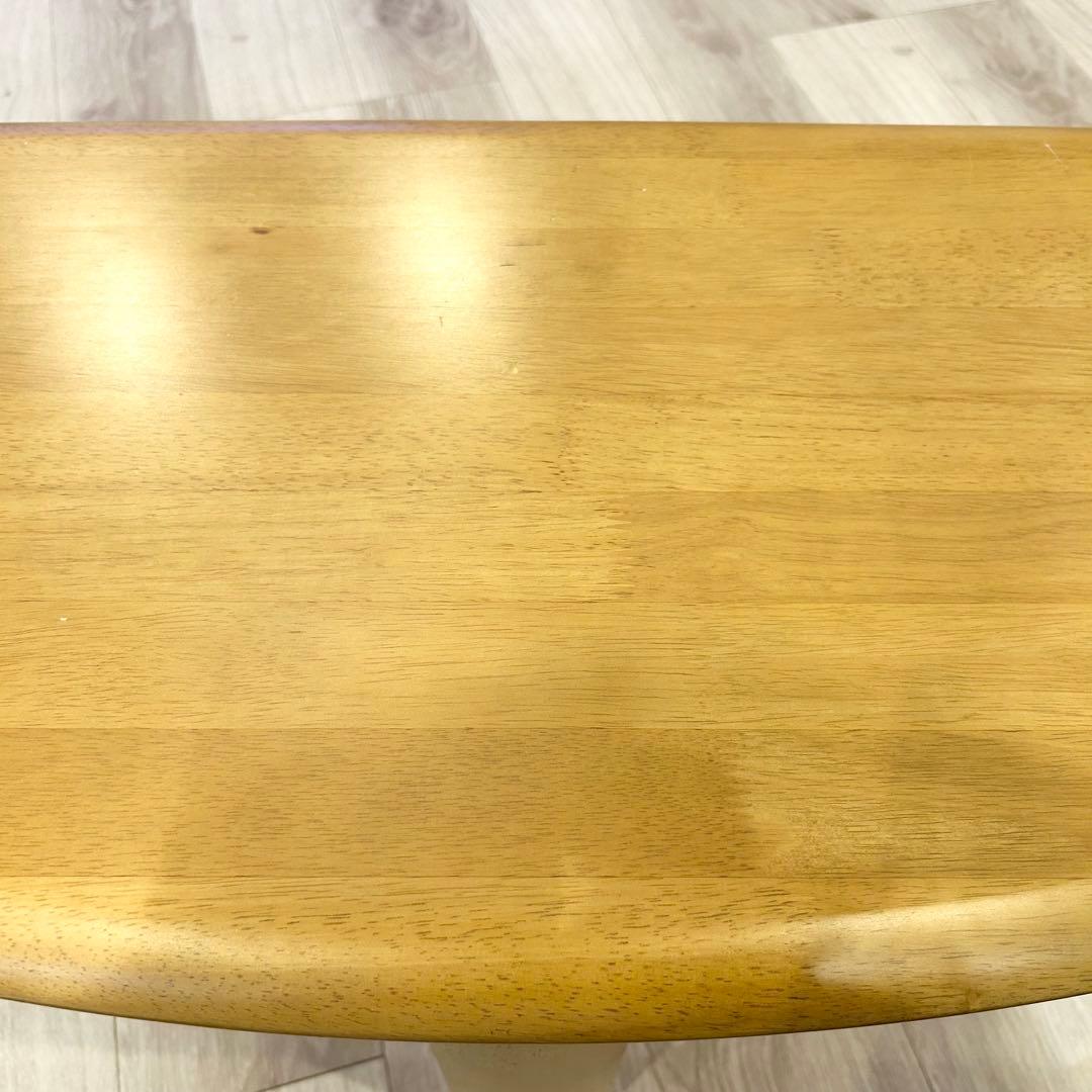 karimoku カリモク　変形　テーブル　半円　ローテーブル　3本脚