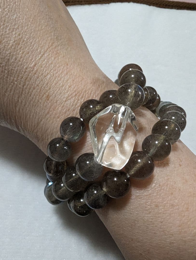 ラブラド3連ブレスレット