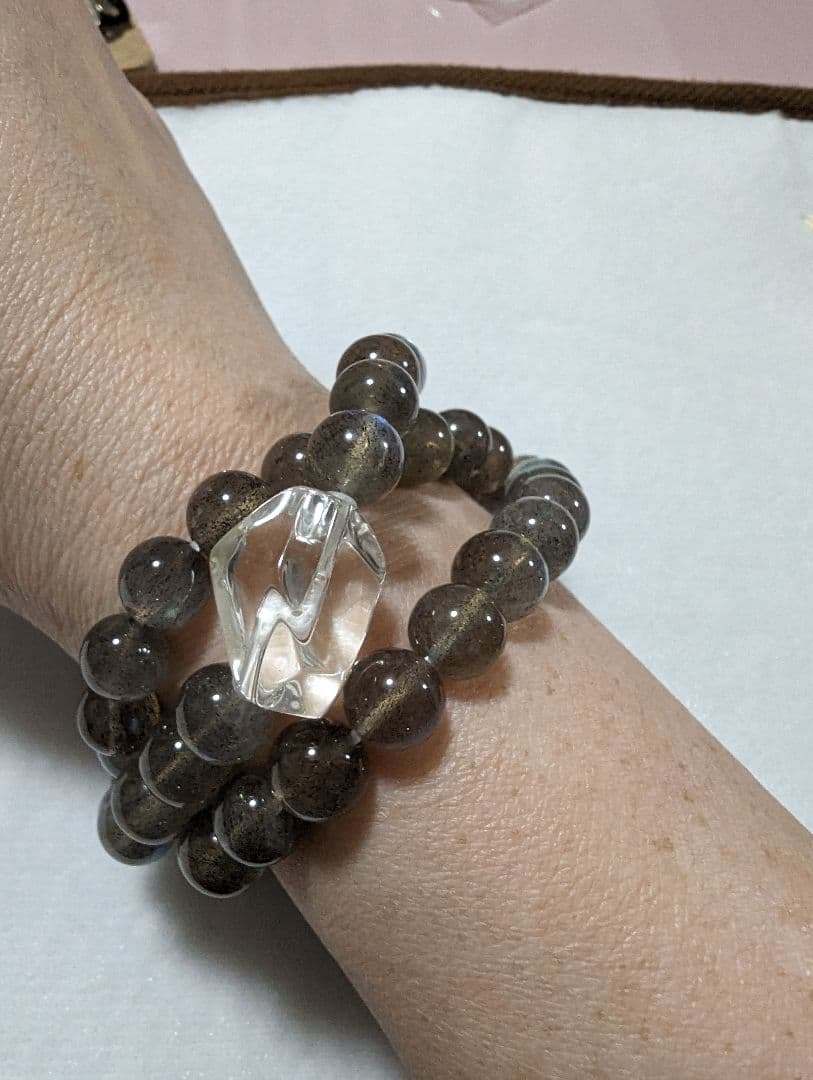 ラブラド3連ブレスレット