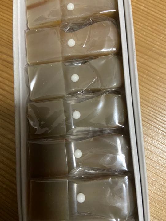 芯持ち　オランダ水牛印鑑　21mm角印　10本