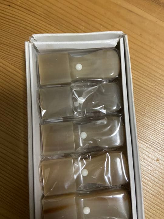 芯持ち　オランダ水牛印鑑　21mm角印　10本