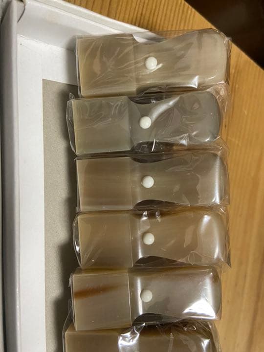 芯持ち　オランダ水牛印鑑　21mm角印　10本