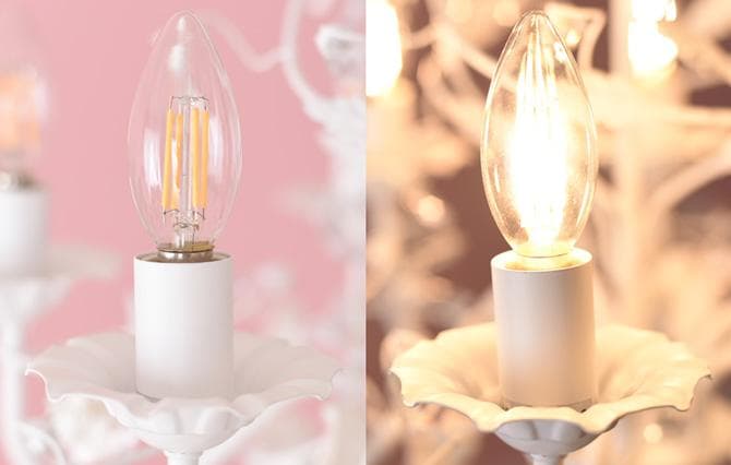 【LED電球付き】6灯ホワイトローズシャンデリア