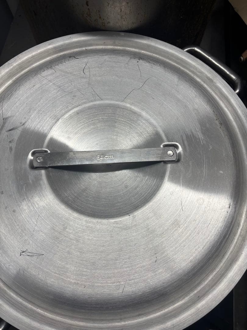 大容量アルミ寸胴鍋 蓋付き