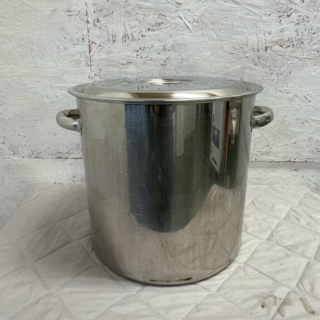 【EBM】 ステンレス製 寸胴鍋 両手鍋 ステンレス鍋 厨房 A0482