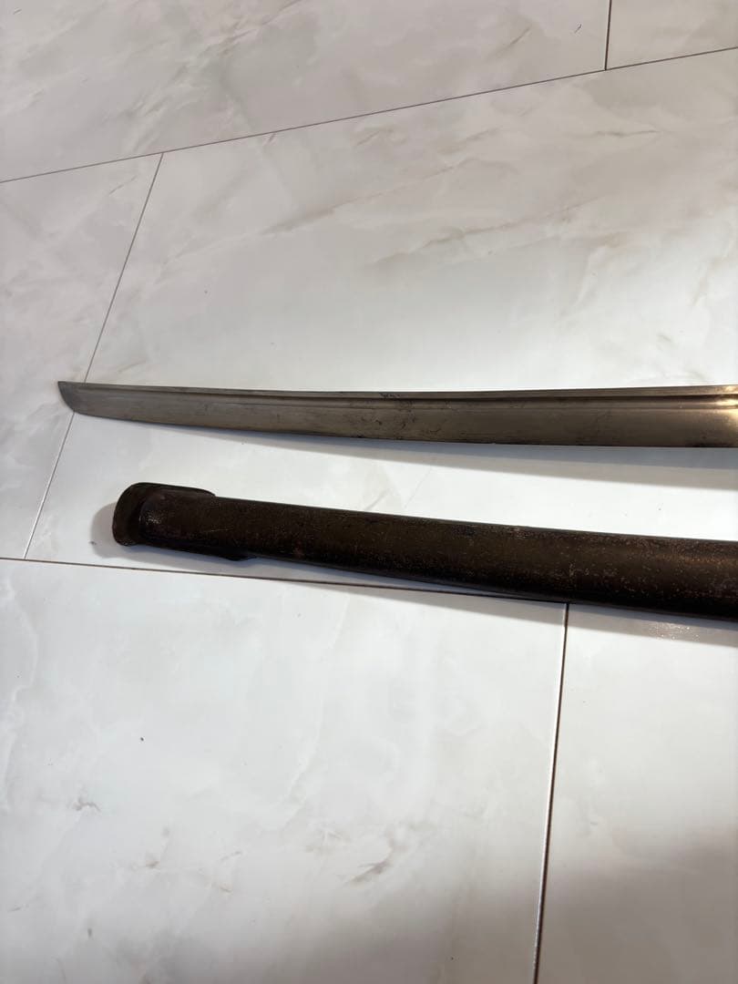 希少 日本軍 陸軍 軍刀 木鞘 革巻き 日本刀 激レア 模造刀 儀礼刀 年代